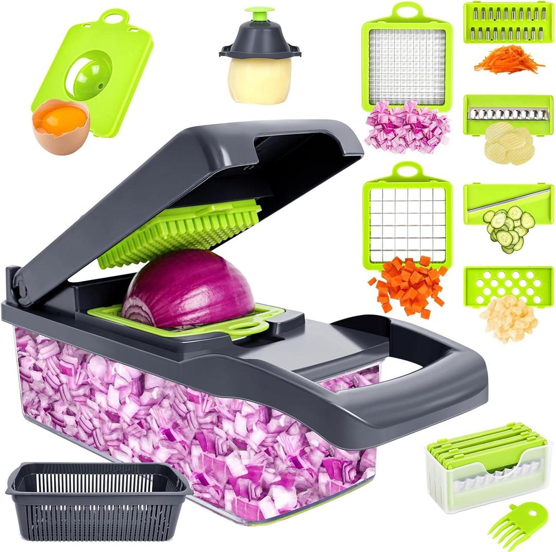 16-in-1 Multi-Functional Vegetable Chopper & Food Cutter