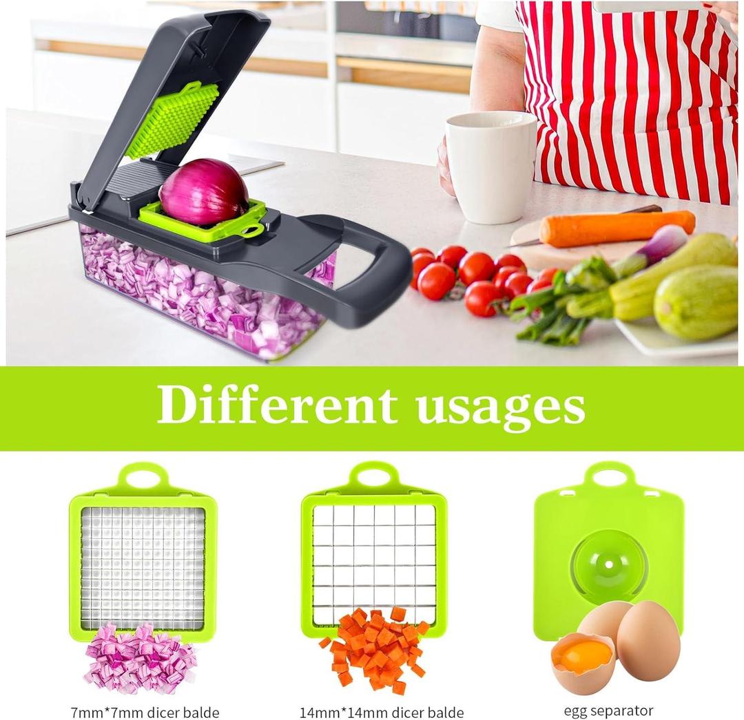 16-in-1 Multi-Functional Vegetable Chopper & Food Cutter