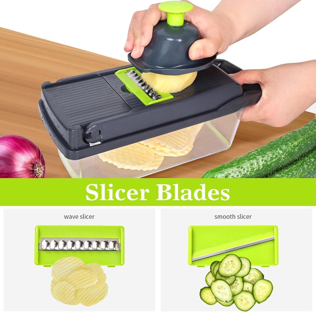 16-in-1 Multi-Functional Vegetable Chopper & Food Cutter