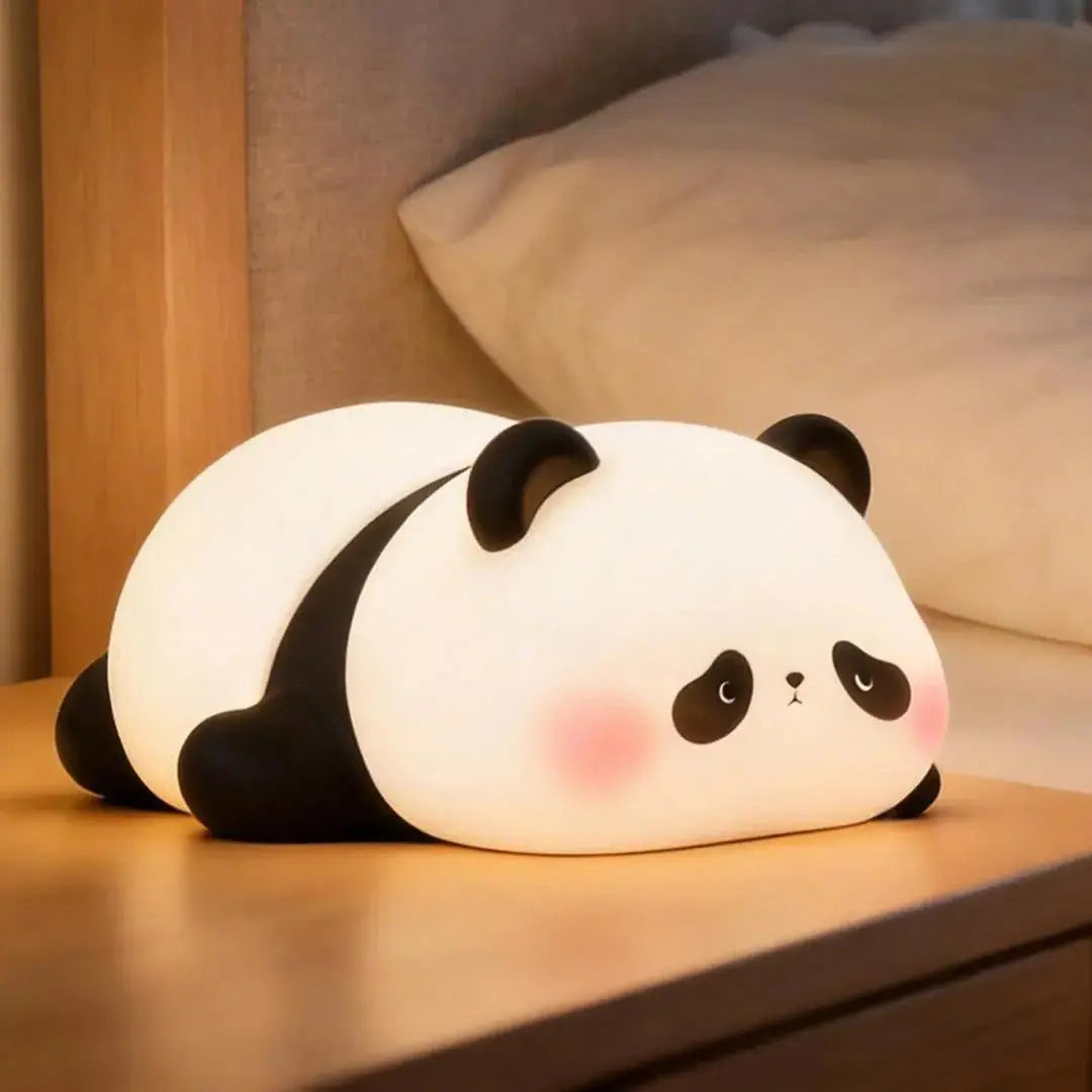Cute Panda LED Night Light – 3-Level Dimmable Sleep & Ambient Lamp