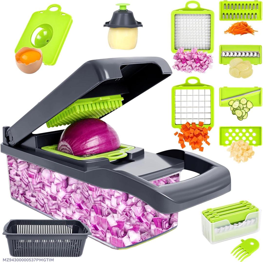 16-in-1 Multi-Functional Vegetable Chopper & Food Cutter