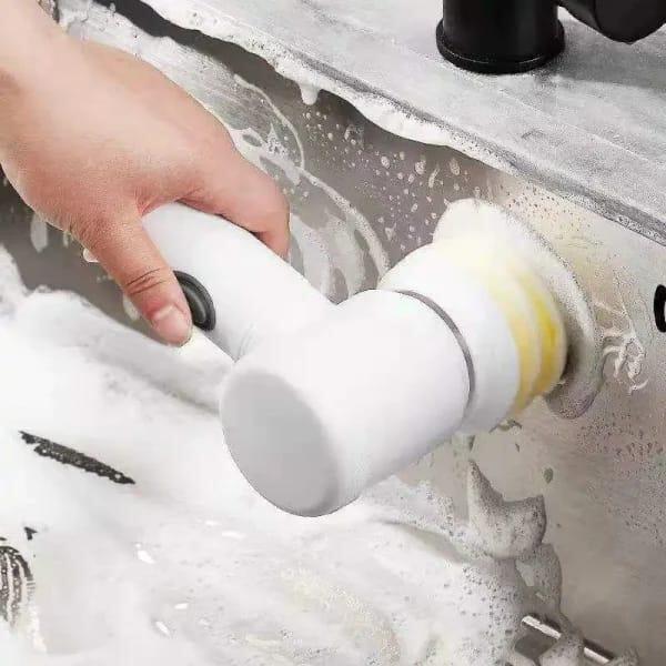 Battery-Free Wall-Mounted Cleaning Brush